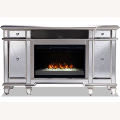 Used Salon Media Console/Fake Fireplace/Space Heater for sale on AptDeco