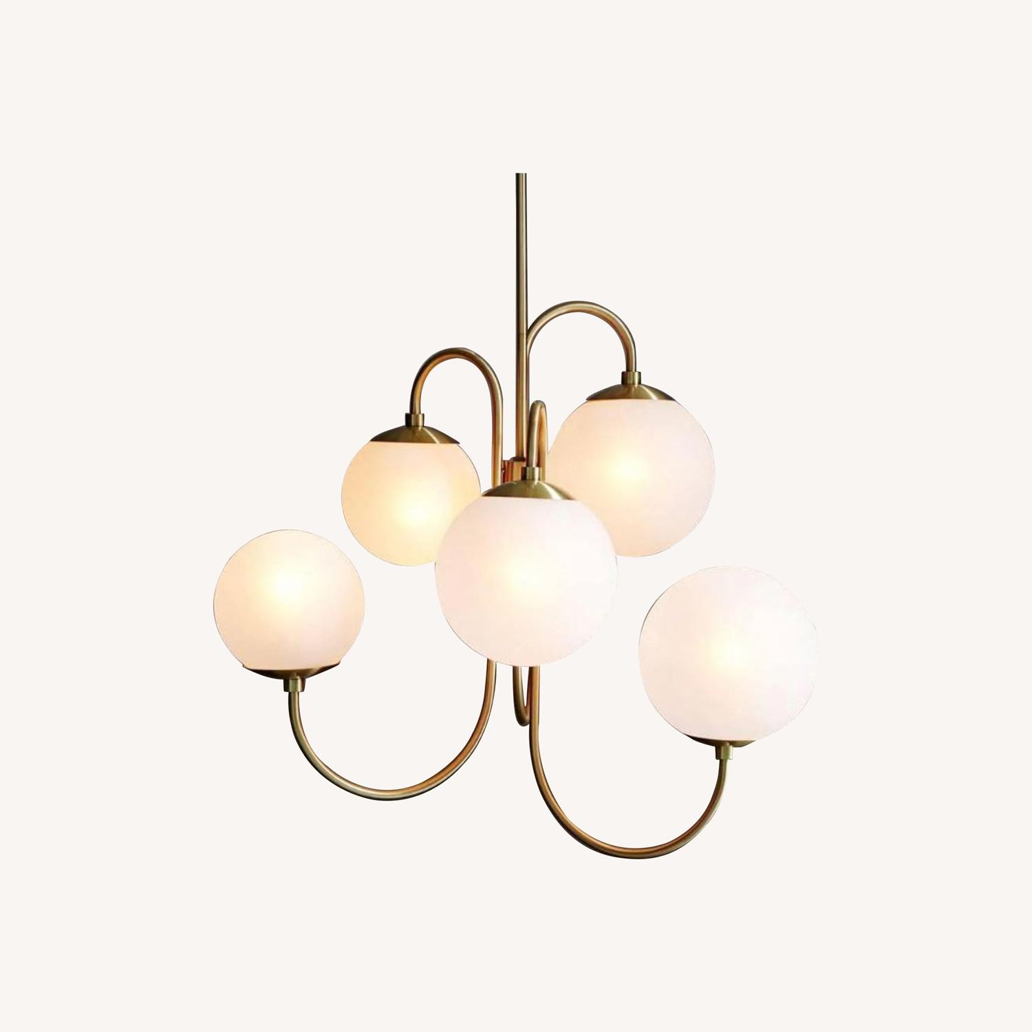 West Elm Pelle Gooseneck Chandelier - image-0