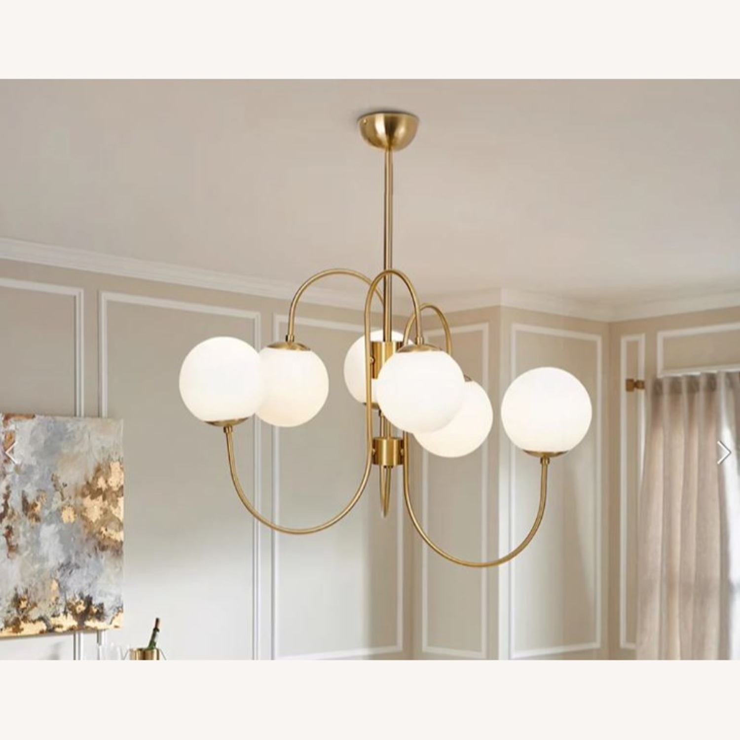 West Elm Pelle Gooseneck Chandelier - image-3