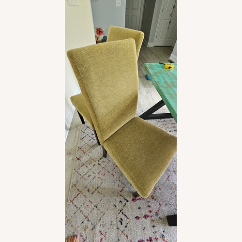 Used 4 Chartreuse Dining/Accent Chairs for sale on AptDeco