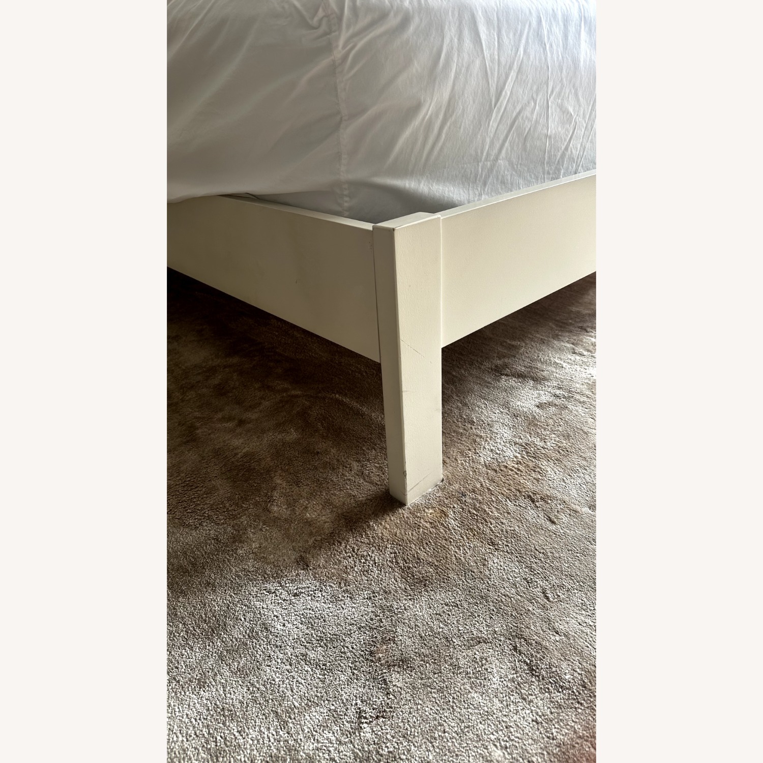 West Elm Studded Headboard & Bed Frame - image-4