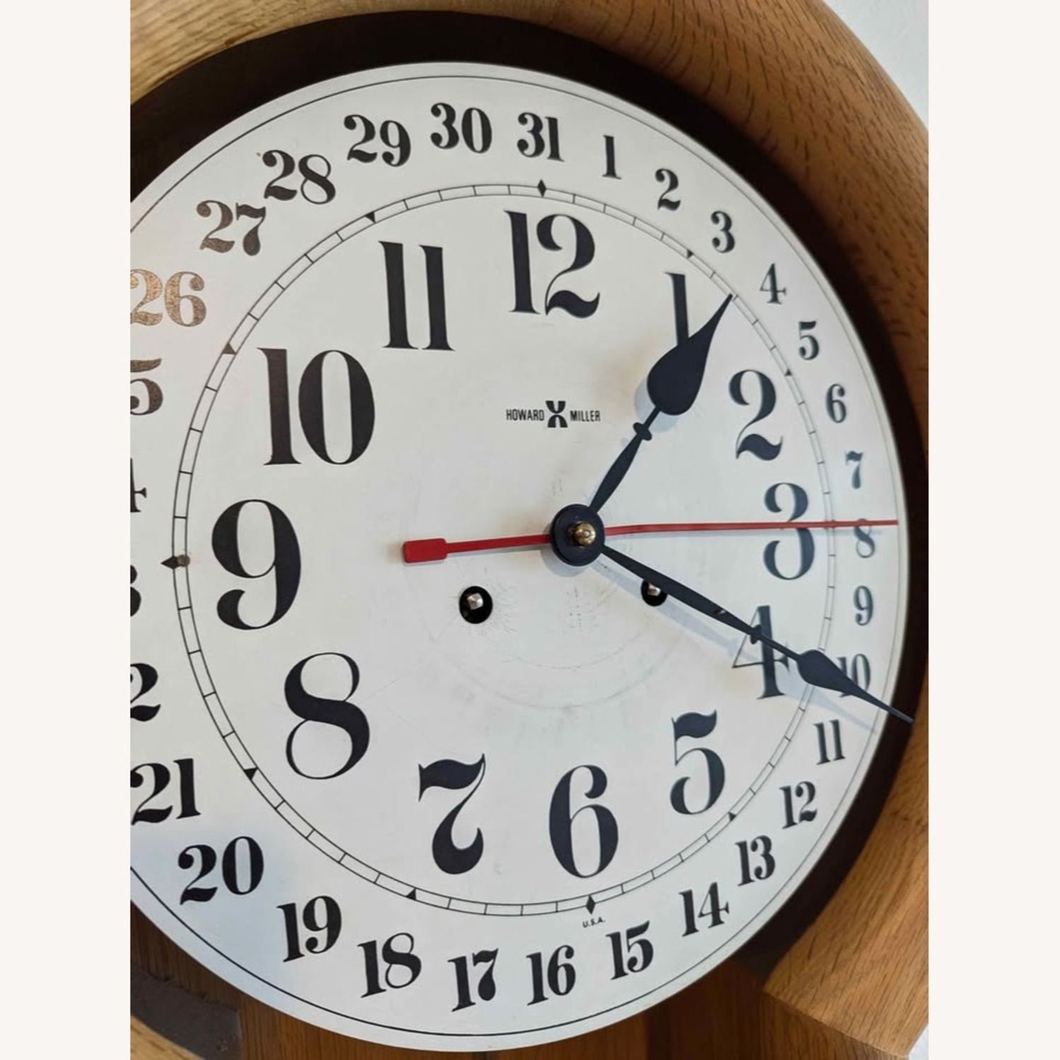 MCM Howard Miller Arthur Umanoff Wall Clock - image-4