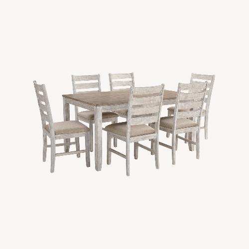 Used Ashley Furniture Skempton Dining Set with 6 Chairs for sale on AptDeco