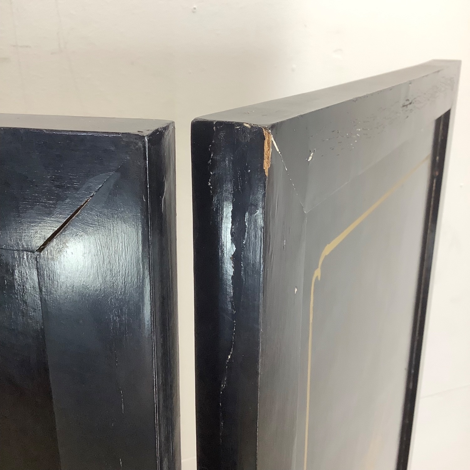  Vintage Hand-Painted Chinoiserie Folding Screen - image-25