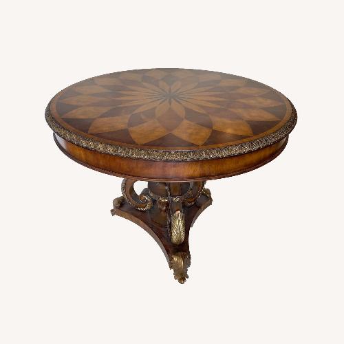 Used Maitland-Smith Parquetry Mahogany Center Table for sale on AptDeco
