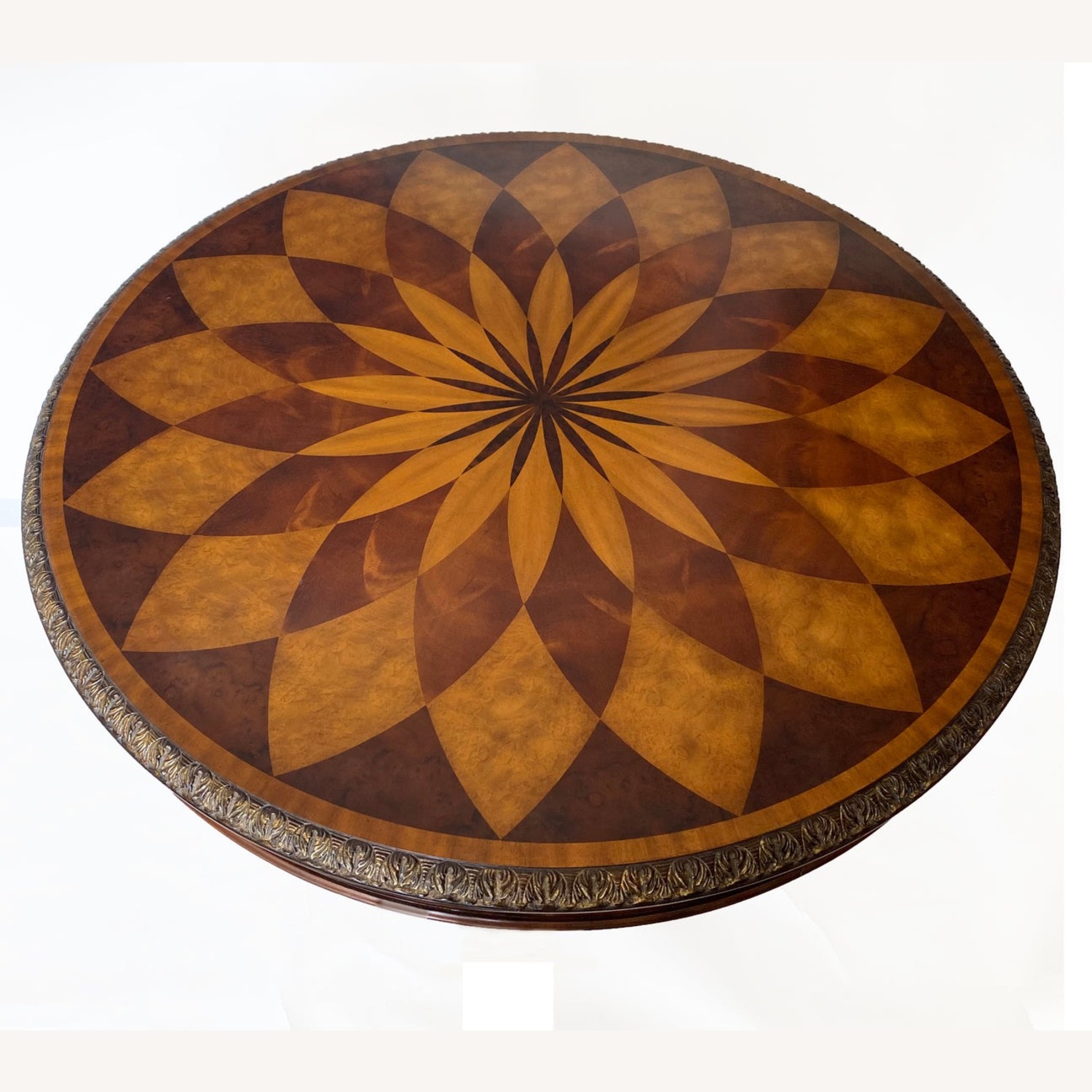 Maitland-Smith Parquetry Mahogany Center Table - image-2
