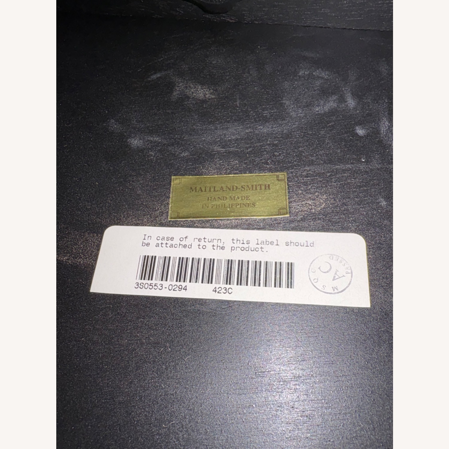 Maitland-Smith Parquetry Mahogany Center Table - image-6