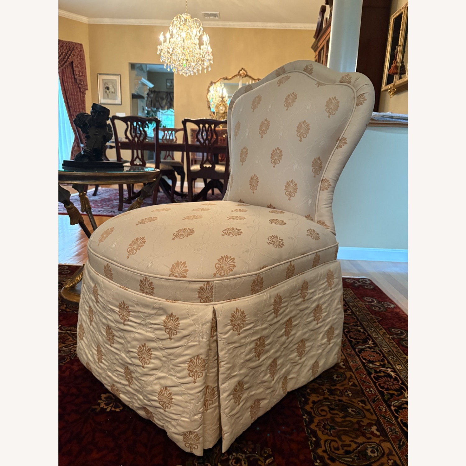 Vintage Century Skirted Dining Chairs - image-1