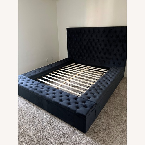Used Queen Bed With Storage Vlads for sale on AptDeco