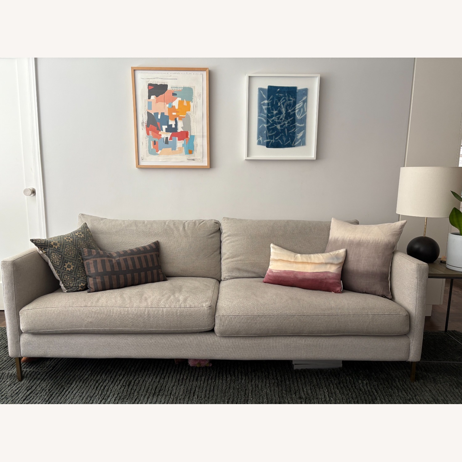 ABC Home Cobble Hill Light Grey Sofa - image-1