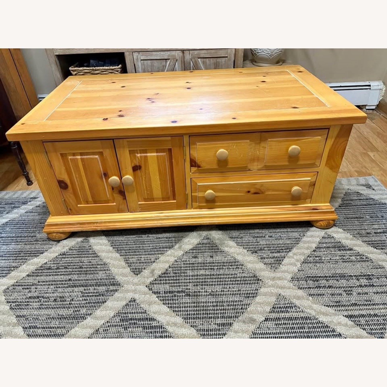 Broyhill Pine Coffee table - image-1
