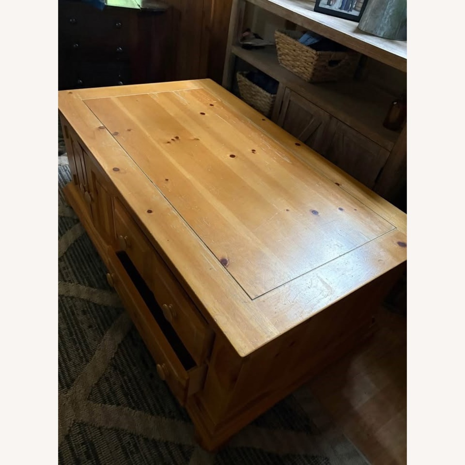 Broyhill Pine Coffee table - image-2
