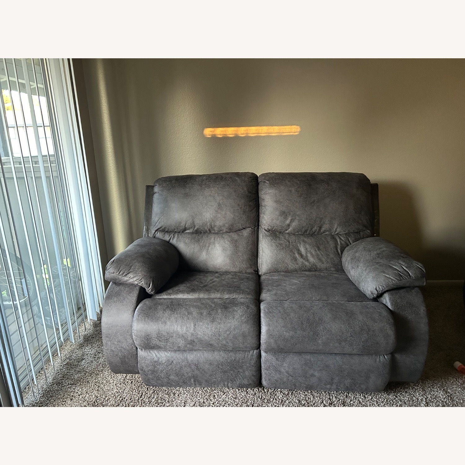 Concrete Grey Reclining Sofas - image-2