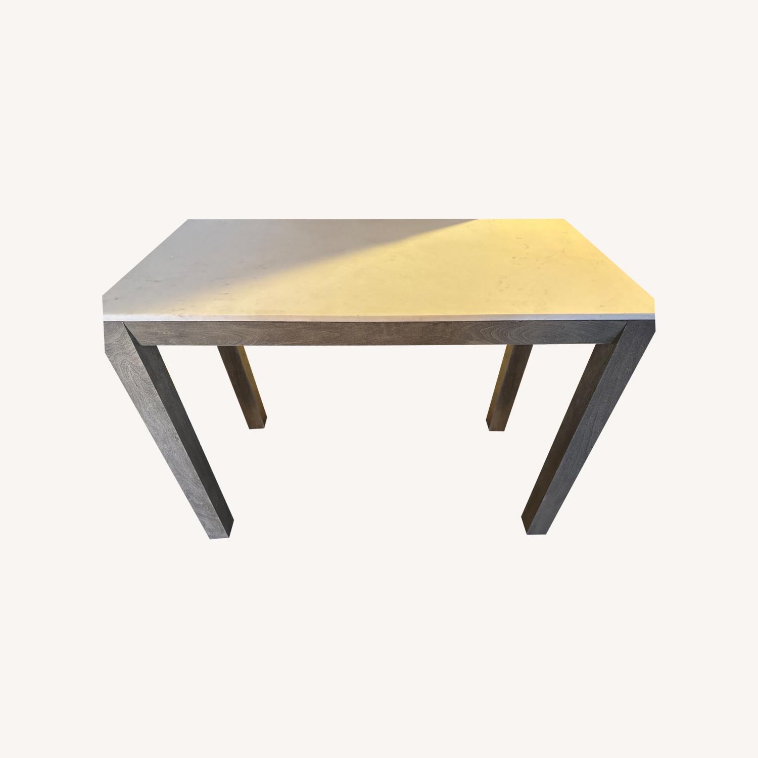 CB2 Palate Marble Table /Desk /High Top - image-9