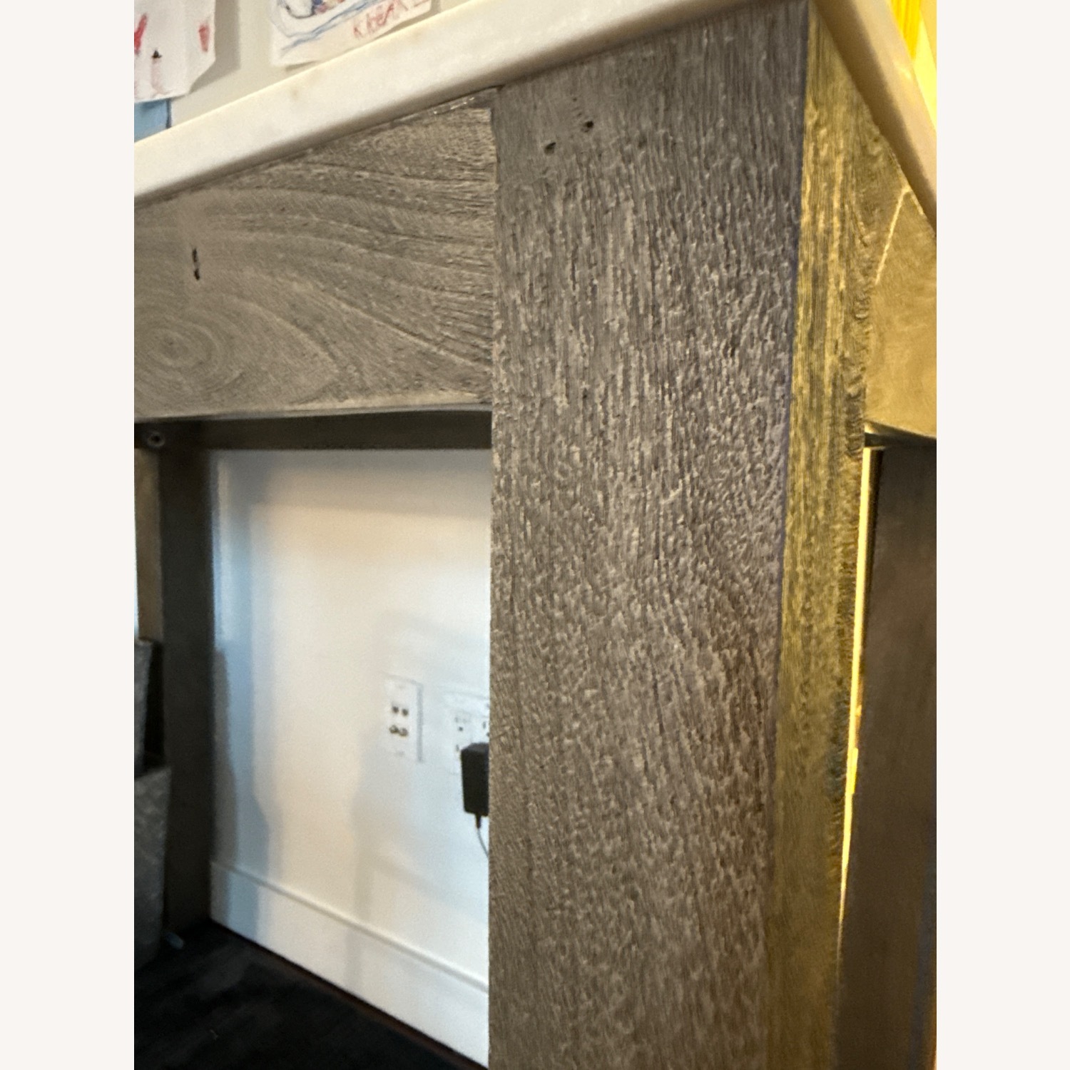 CB2 Palate Marble Table /Desk /High Top - image-8