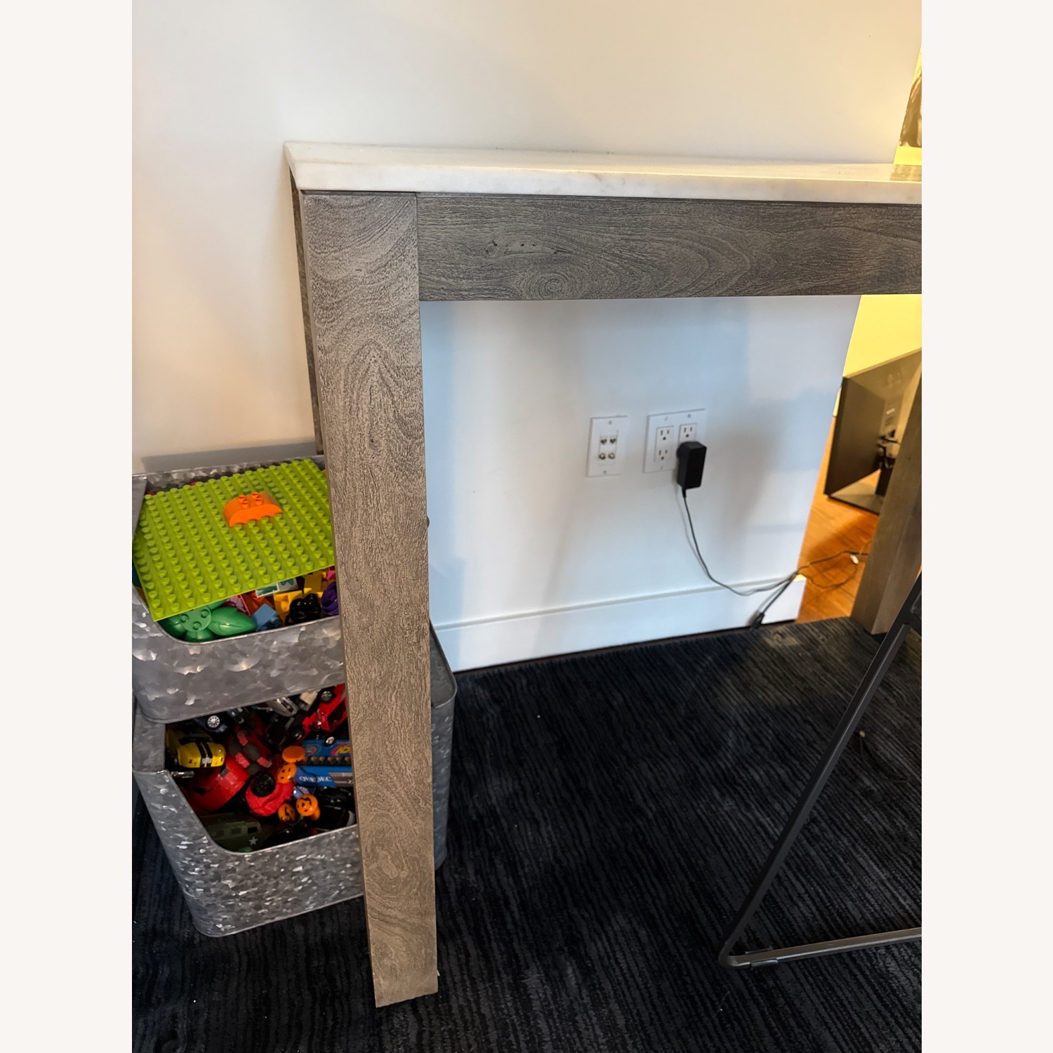 CB2 Palate Marble Table /Desk /High Top - image-6