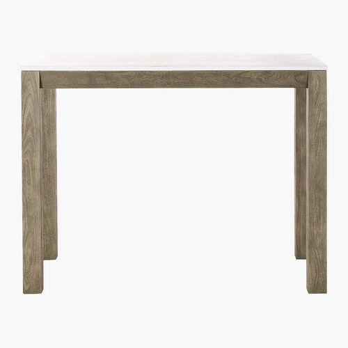 Used CB2 Palate Marble Table /Desk /High Top  for sale on AptDeco