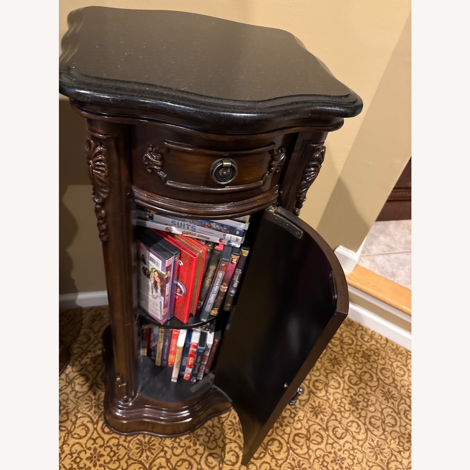 Granite-topped Media Storage Cabinet - image-3