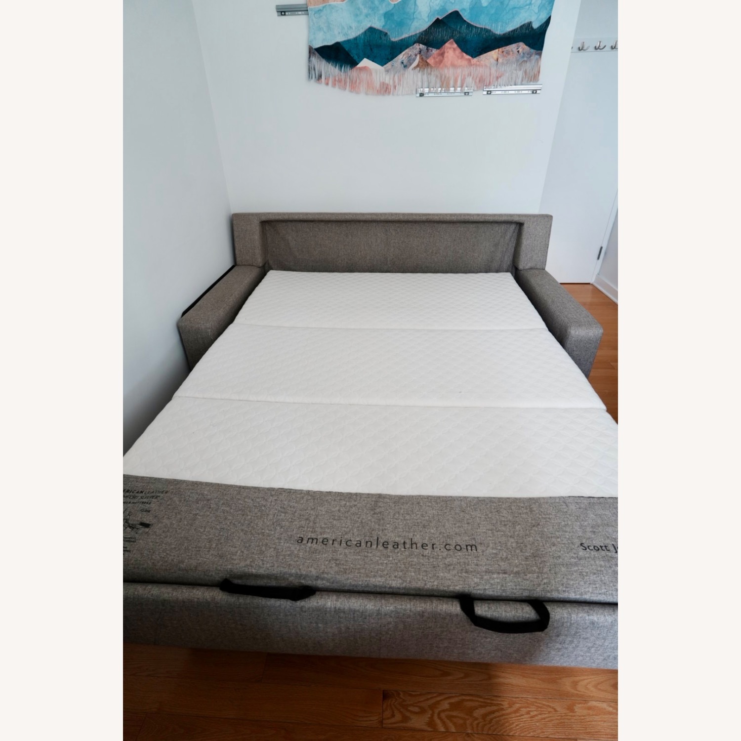 American Leather Comfort Sleeper Sofa Queen Size - image-5