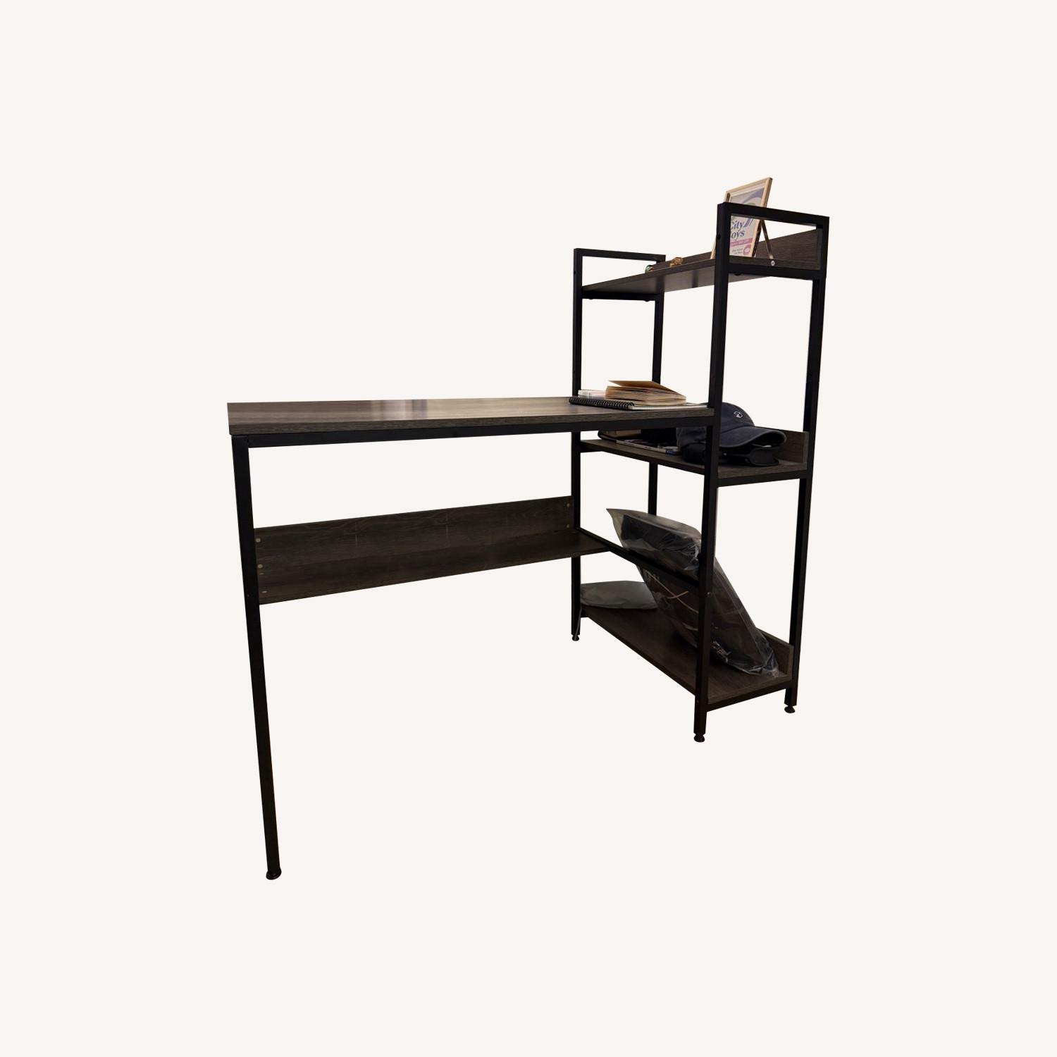 Desk with Shelves - image-0