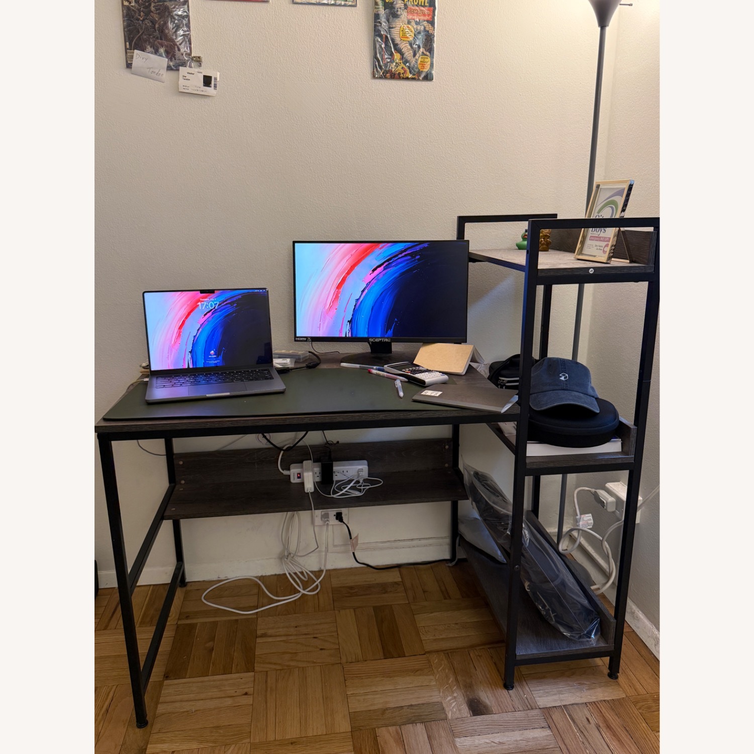 Desk with Shelves - image-1