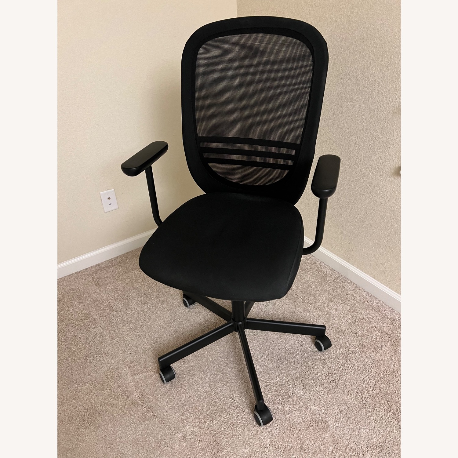 【shuchan】IKEA オフィスチェア FLINTAN （ブラック） FLINTAN office chair with armrests, black - IKEA US