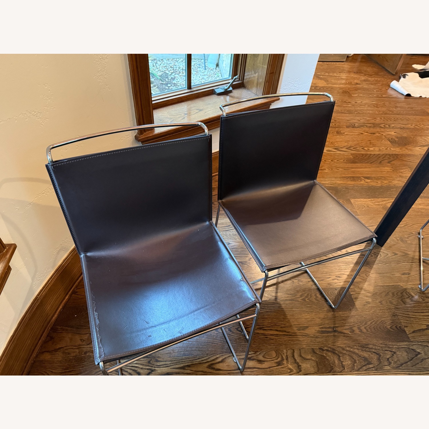 Ligne Roset Extensia Dining Set – Walnut & Glass, 6 Chairs - image-8