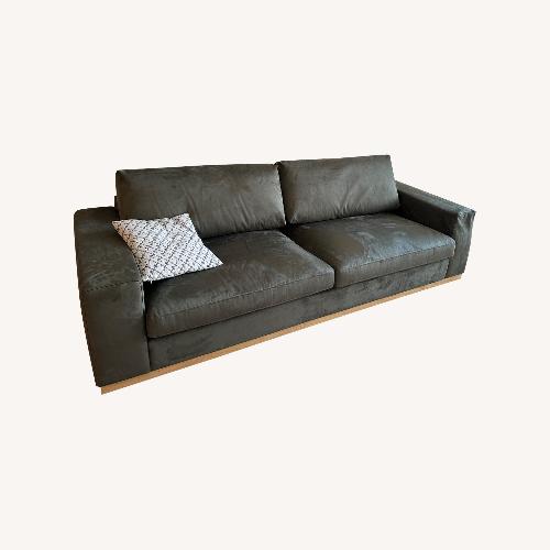 Used Rove Concepts Noah Sage Vegan Suede Sofa for sale on AptDeco