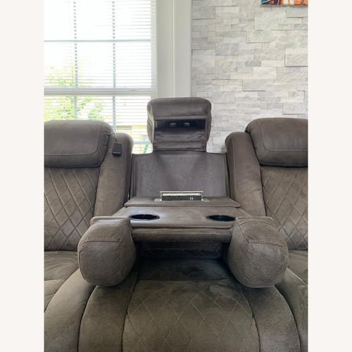 Used HyllMount Dual Power Reclining Sofa  for sale on AptDeco