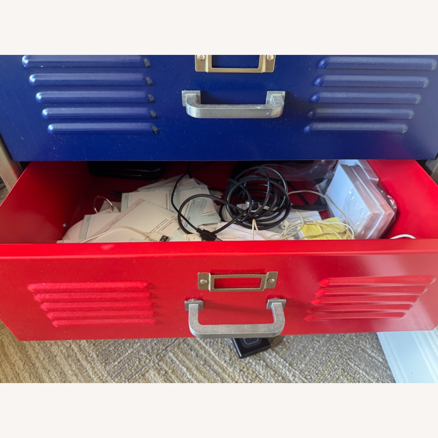 Desk with Pullout Keyboard and 3 Drawers - image-4