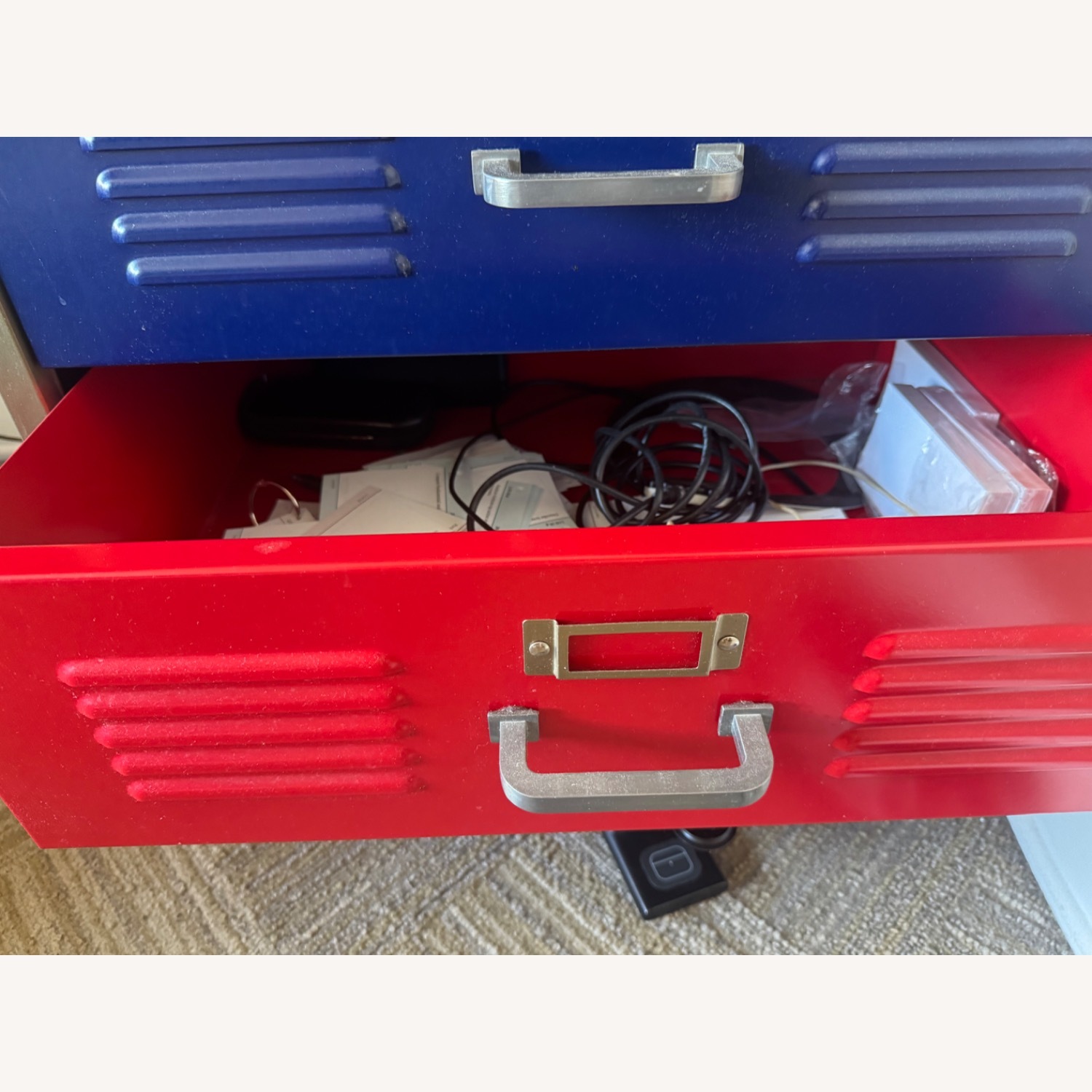 Desk with Pullout Keyboard and 3 Drawers - image-5