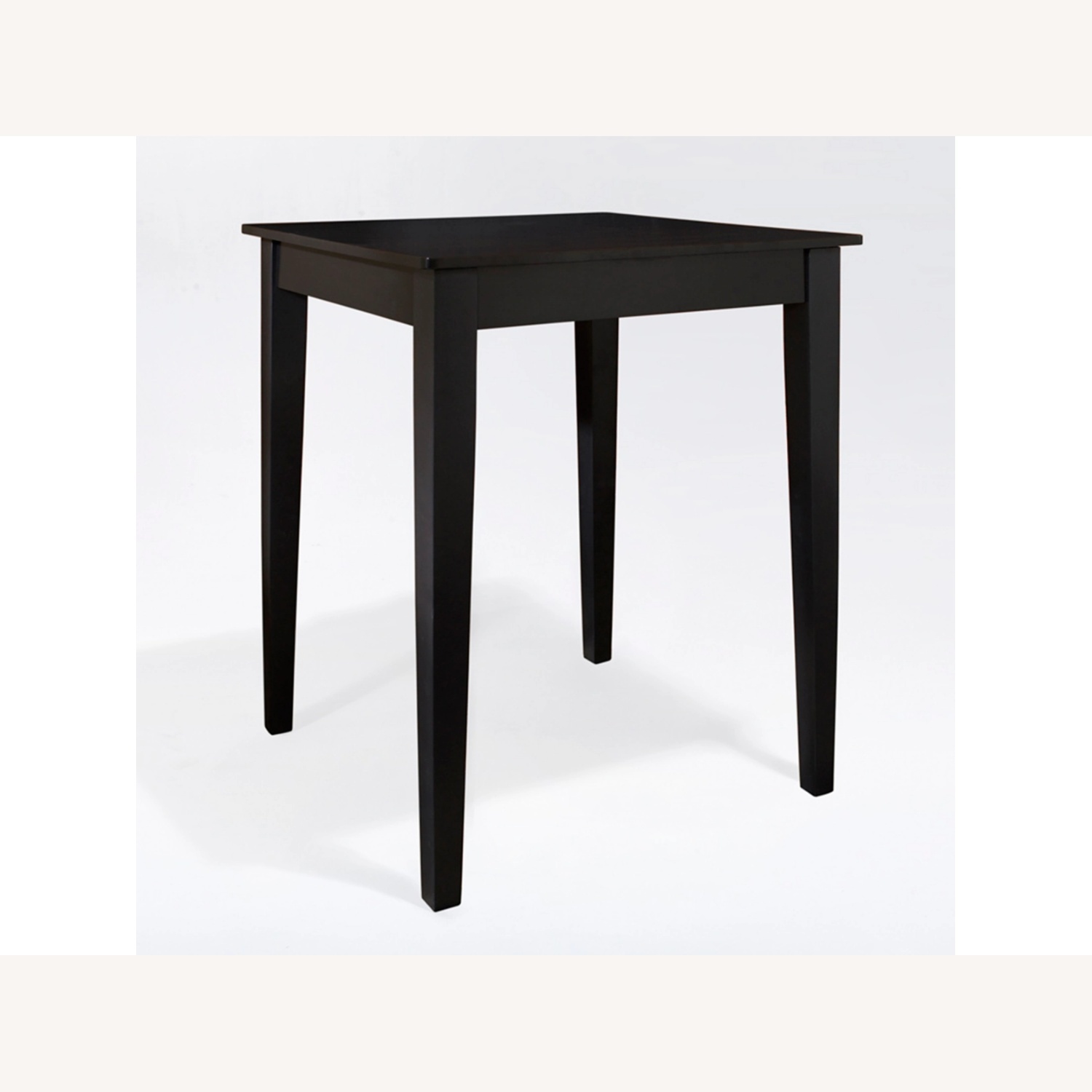 Black Wood Square Dining Table - image-4
