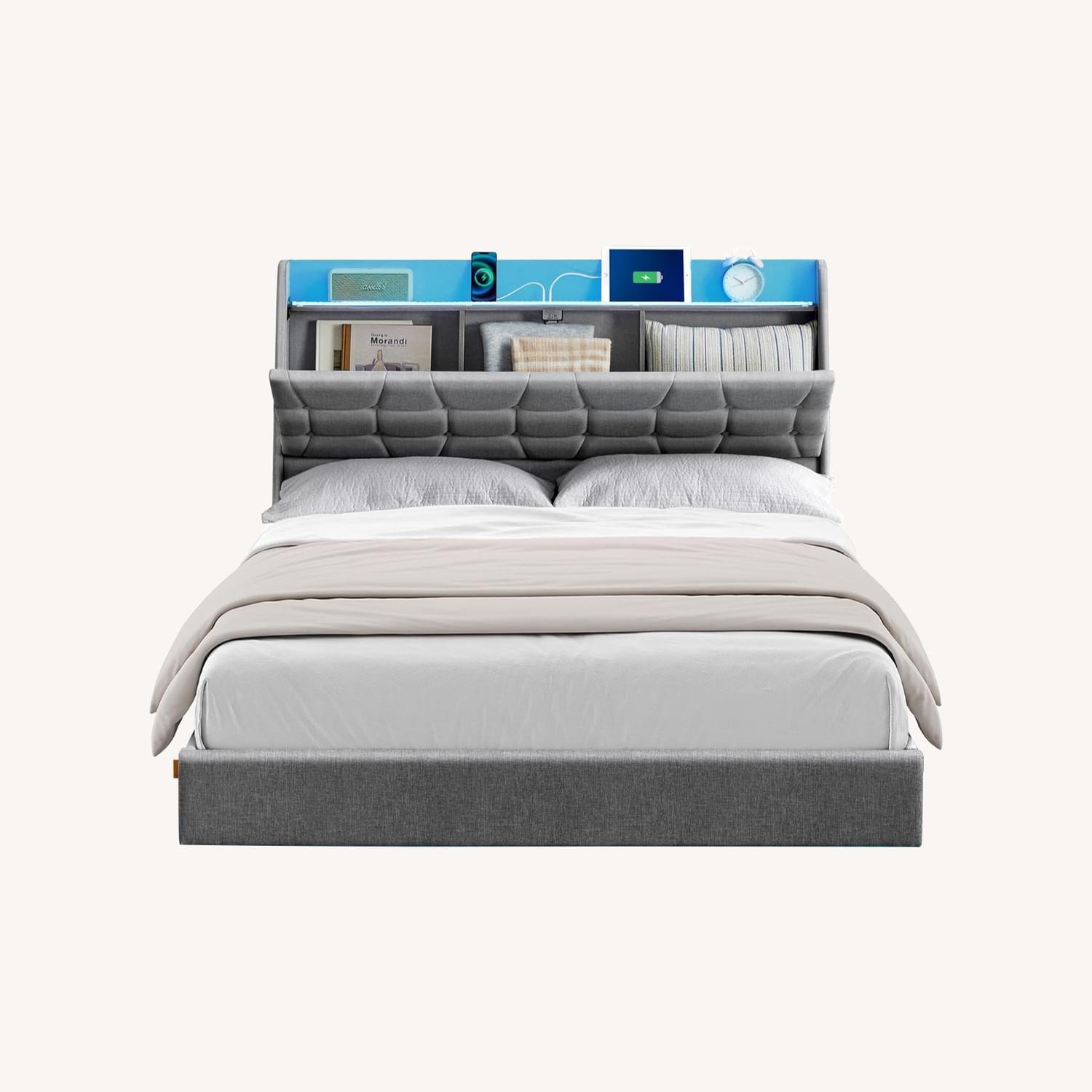 RGB Floating Full Bedframe - image-0