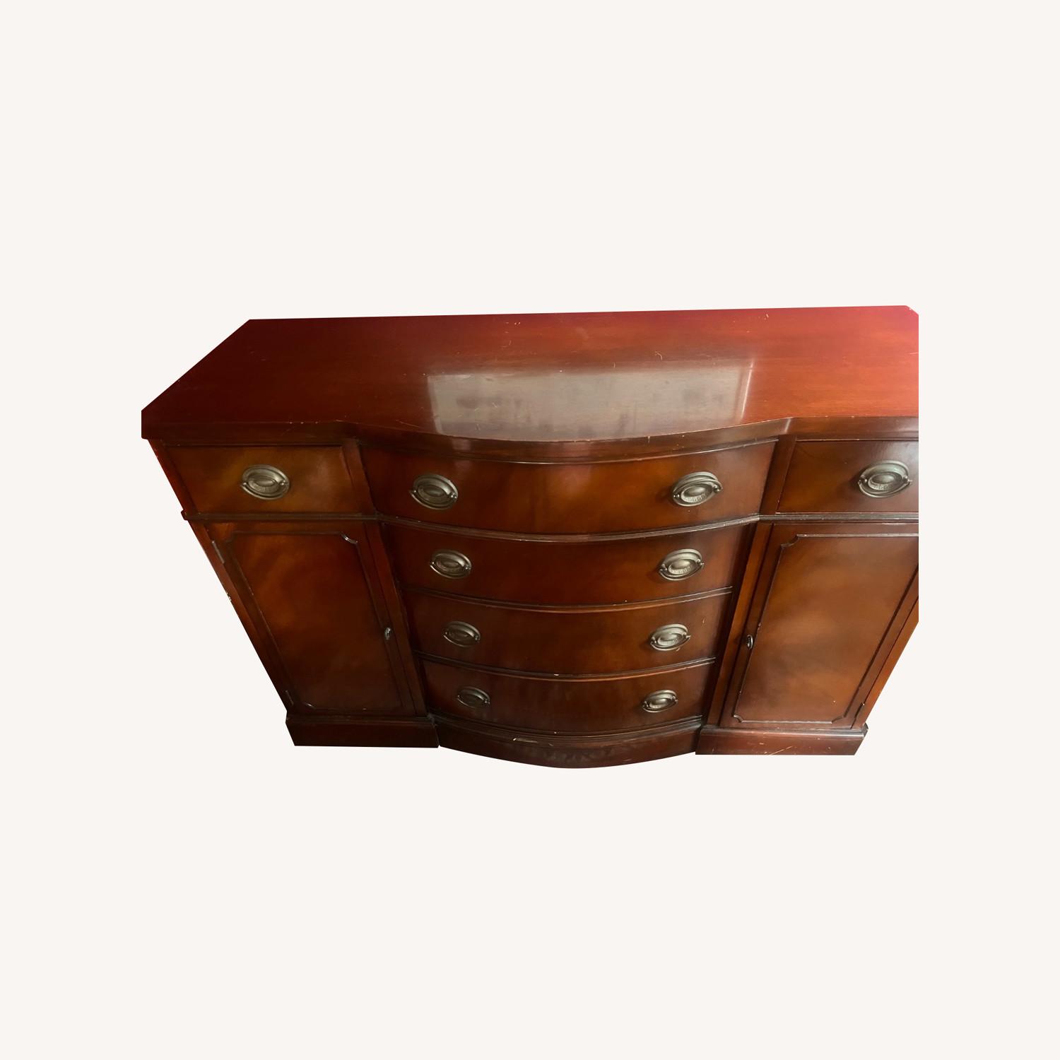 Drexel Mahogany Server Sideboard Credenza/Buffet - image-0