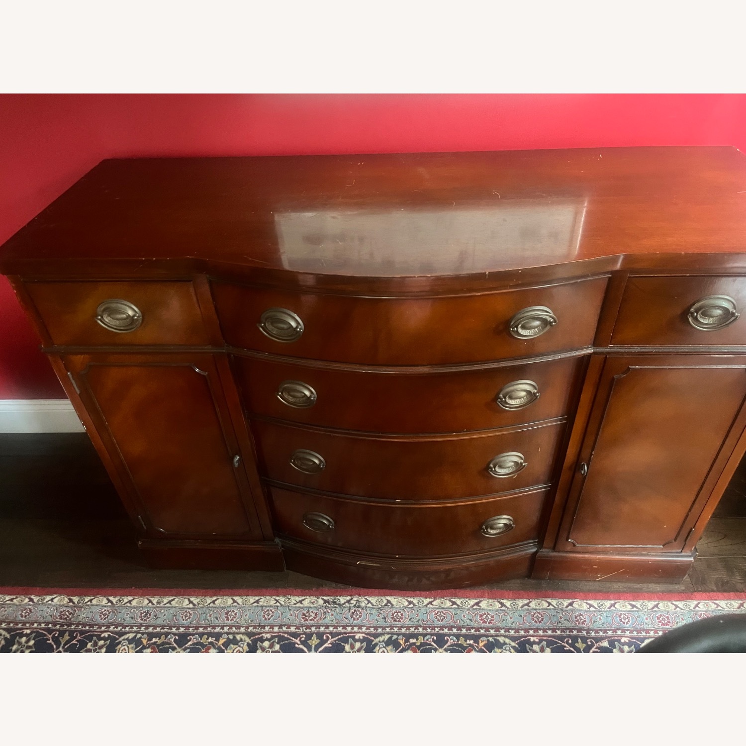 Drexel Mahogany Server Sideboard Credenza/Buffet - image-2