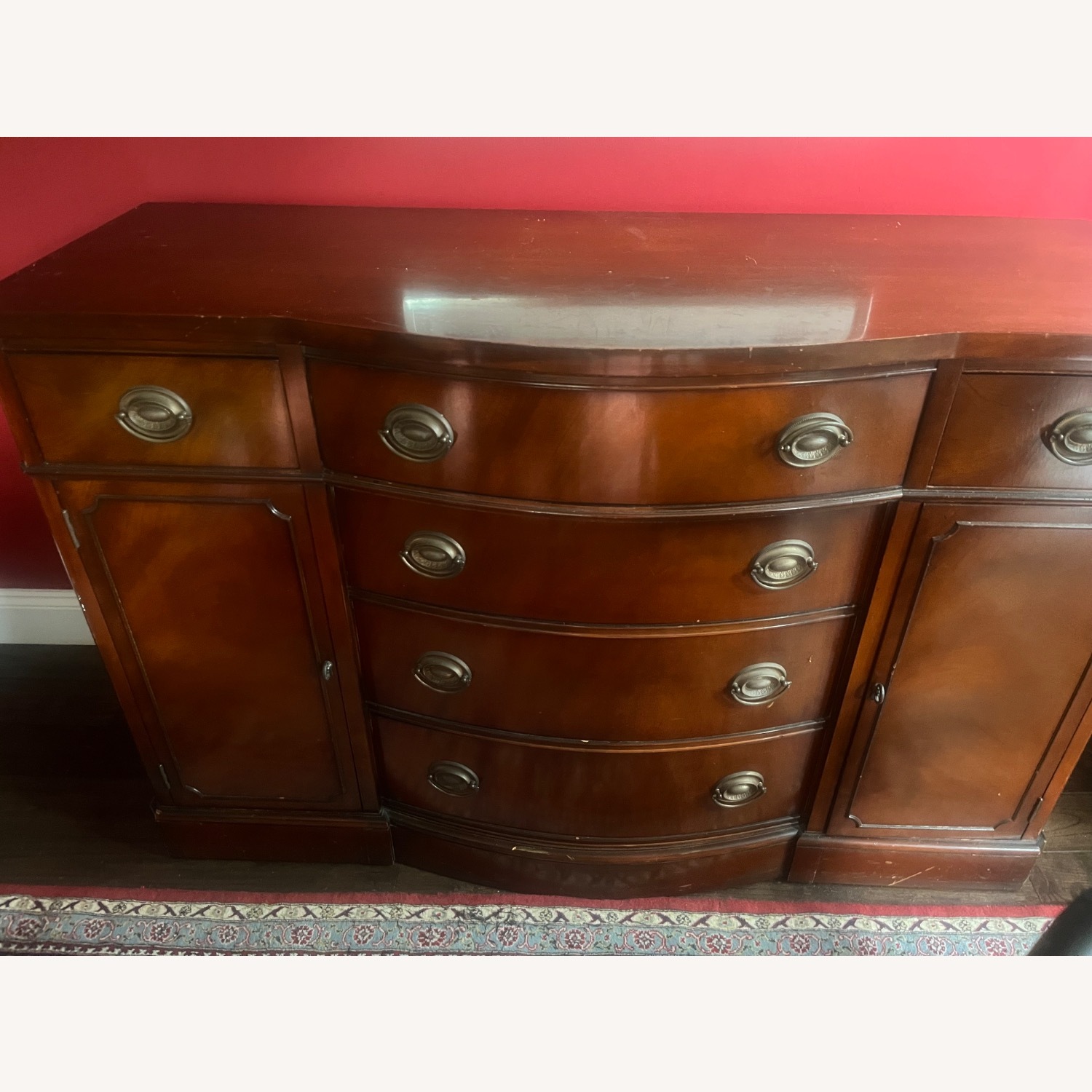 Drexel Mahogany Server Sideboard Credenza/Buffet - image-3