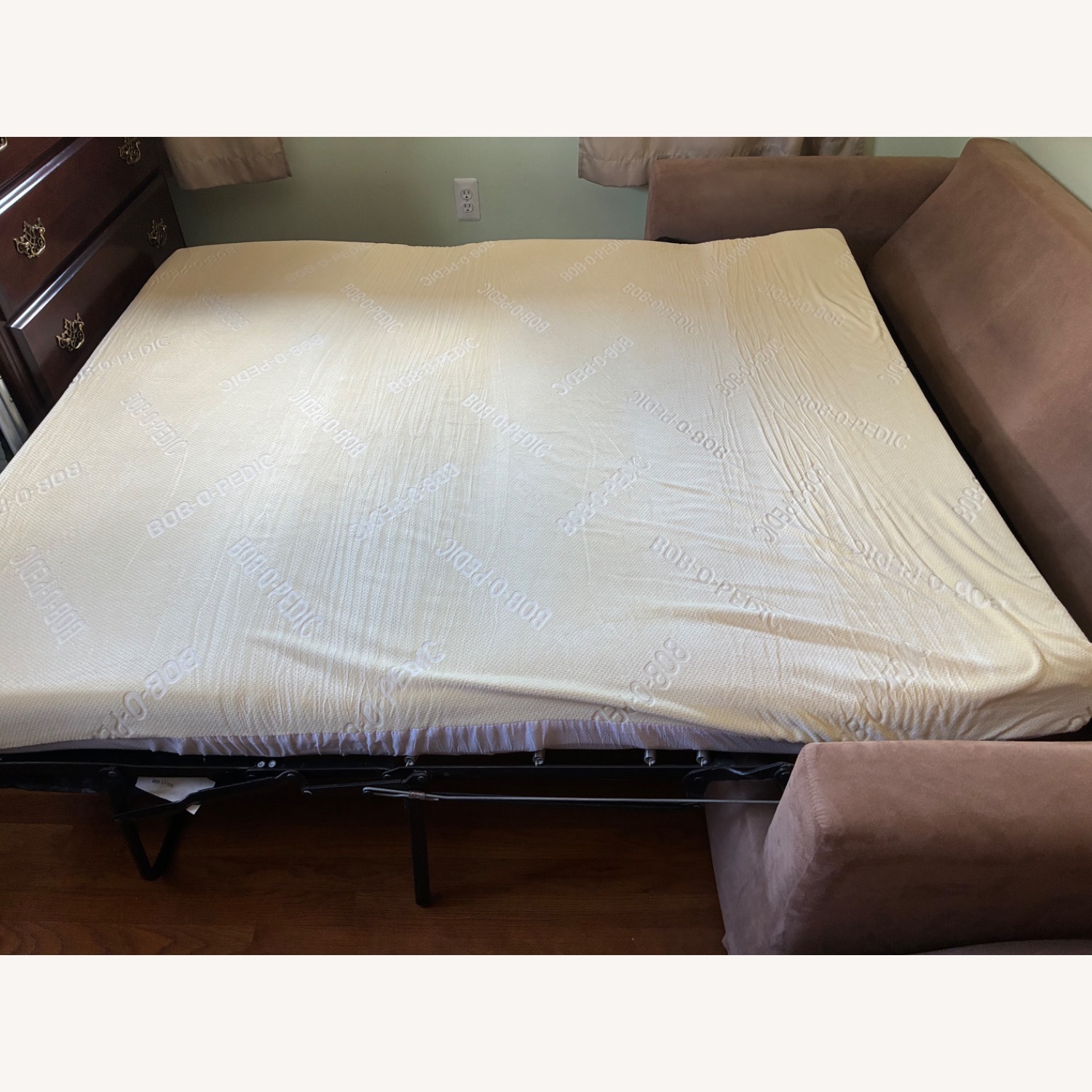 Bob-O-Pedic BrownSleeper Sofa - image-3