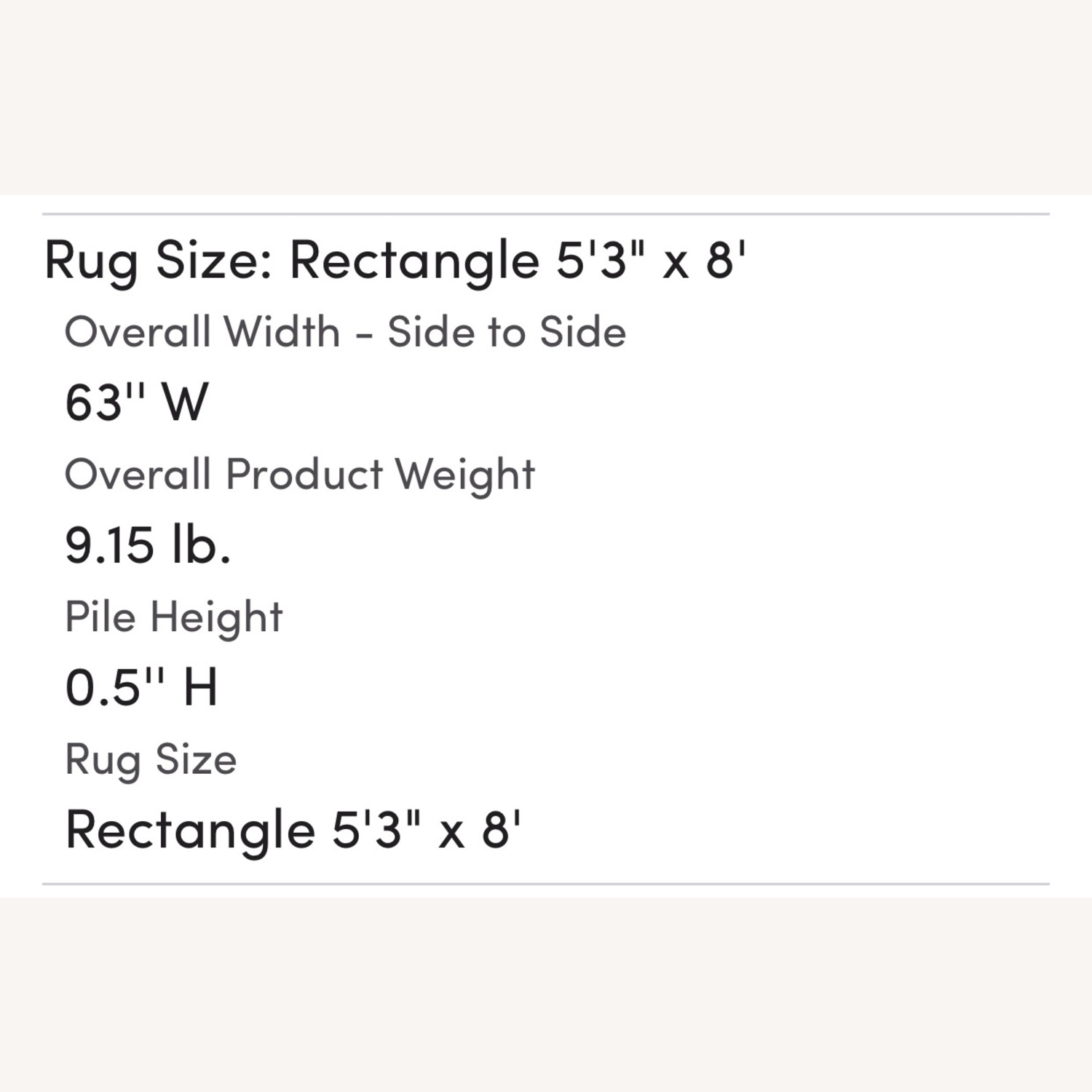 Greek Key Area Rug - image-5