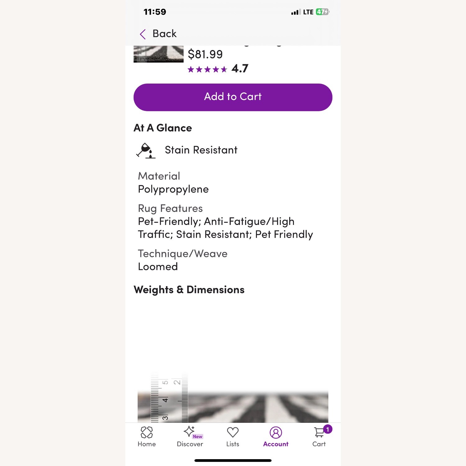 Greek Key Area Rug - image-6