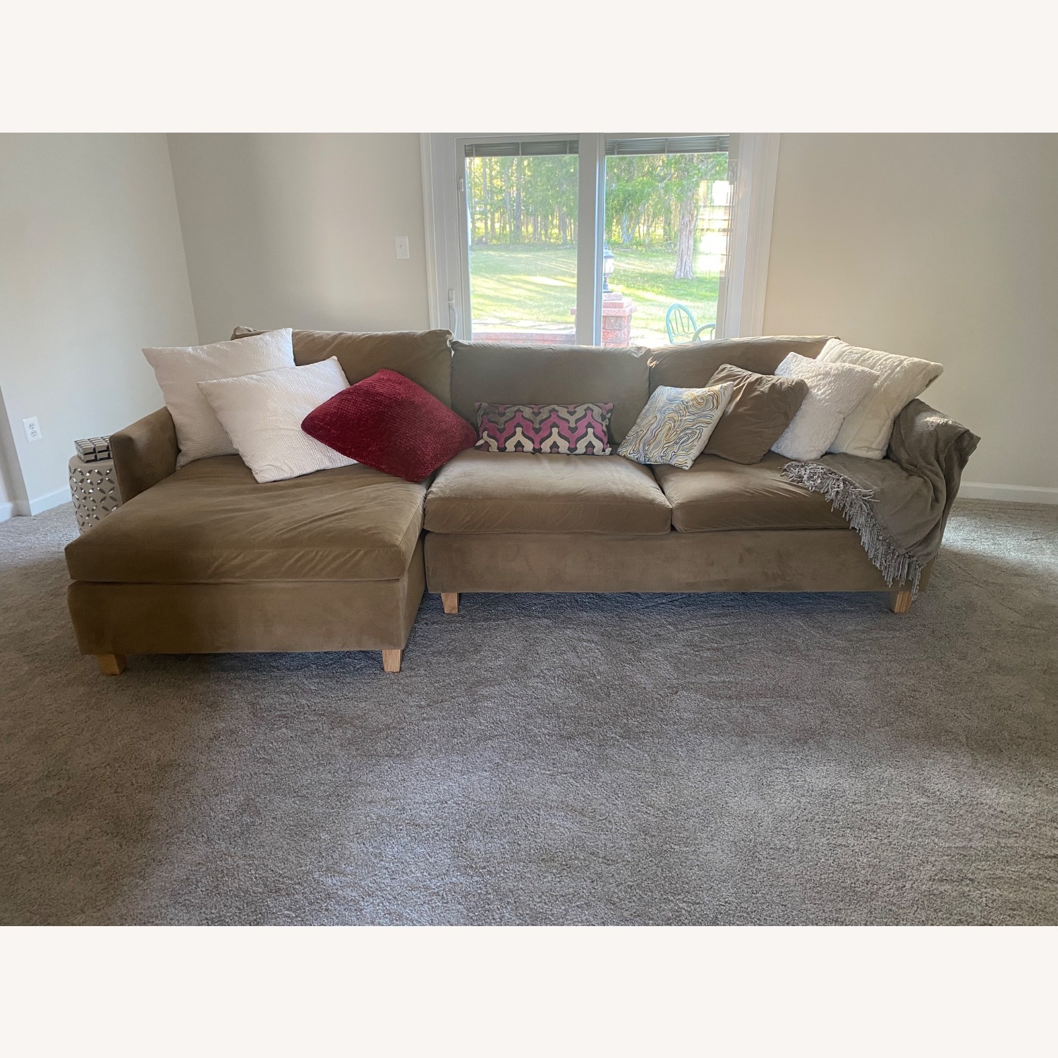 Crate & Barrel Natural Clean Sectional - image-2