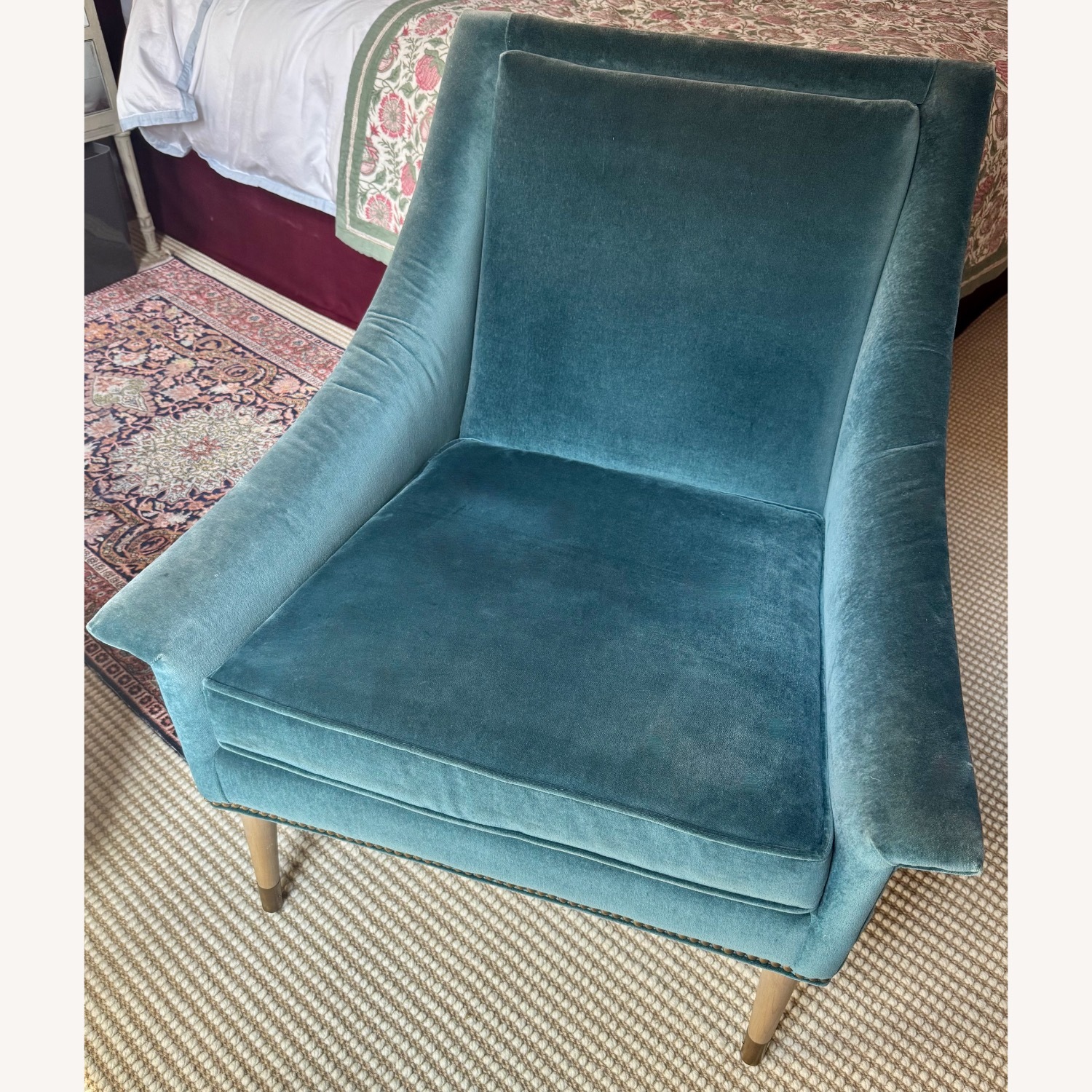 Anthropologie Velvet Tillie Chair - image-2