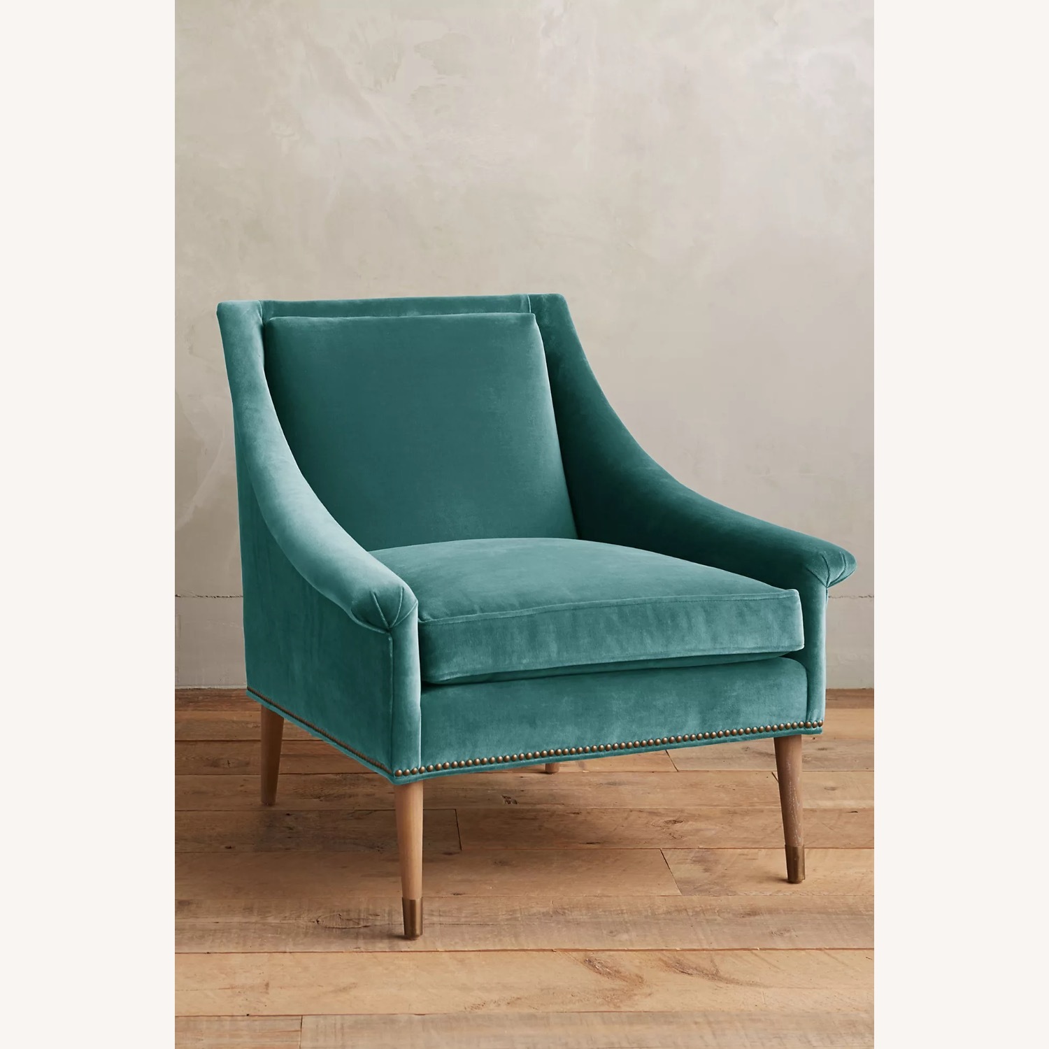 Anthropologie Velvet Tillie Chair - image-1