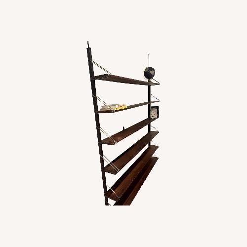 Used Floating Wooden Wall Shelves Set of 2 for sale on AptDeco