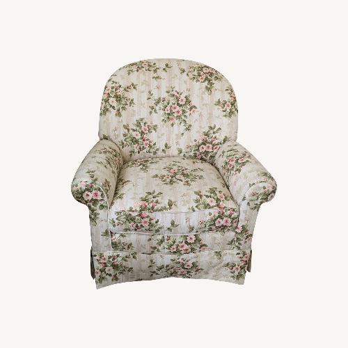 Used Mitchell Gold + Bob Williams French Country Floral Accent Chair for sale on AptDeco