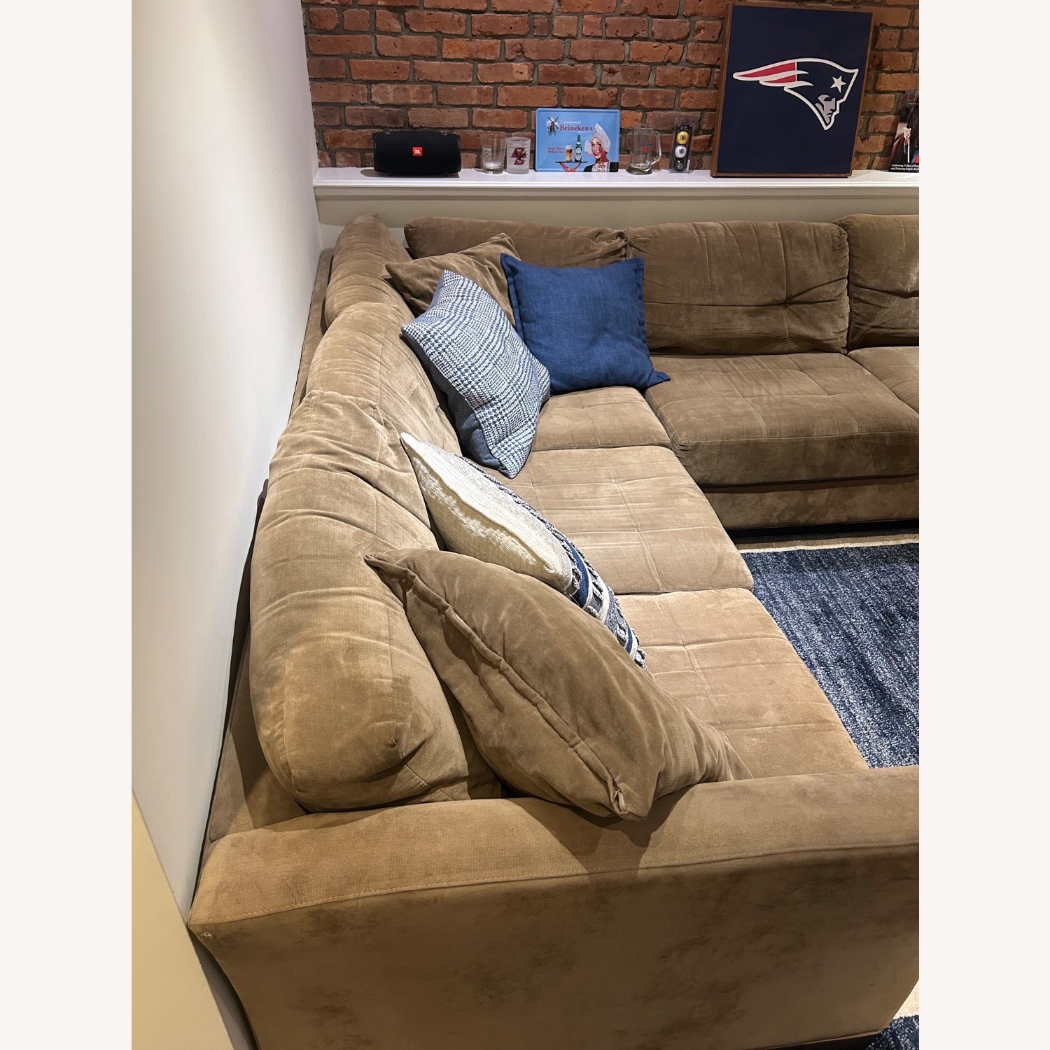 Macy’s Elliot Fabric 3-Piece Chaise Sectional  - image-6