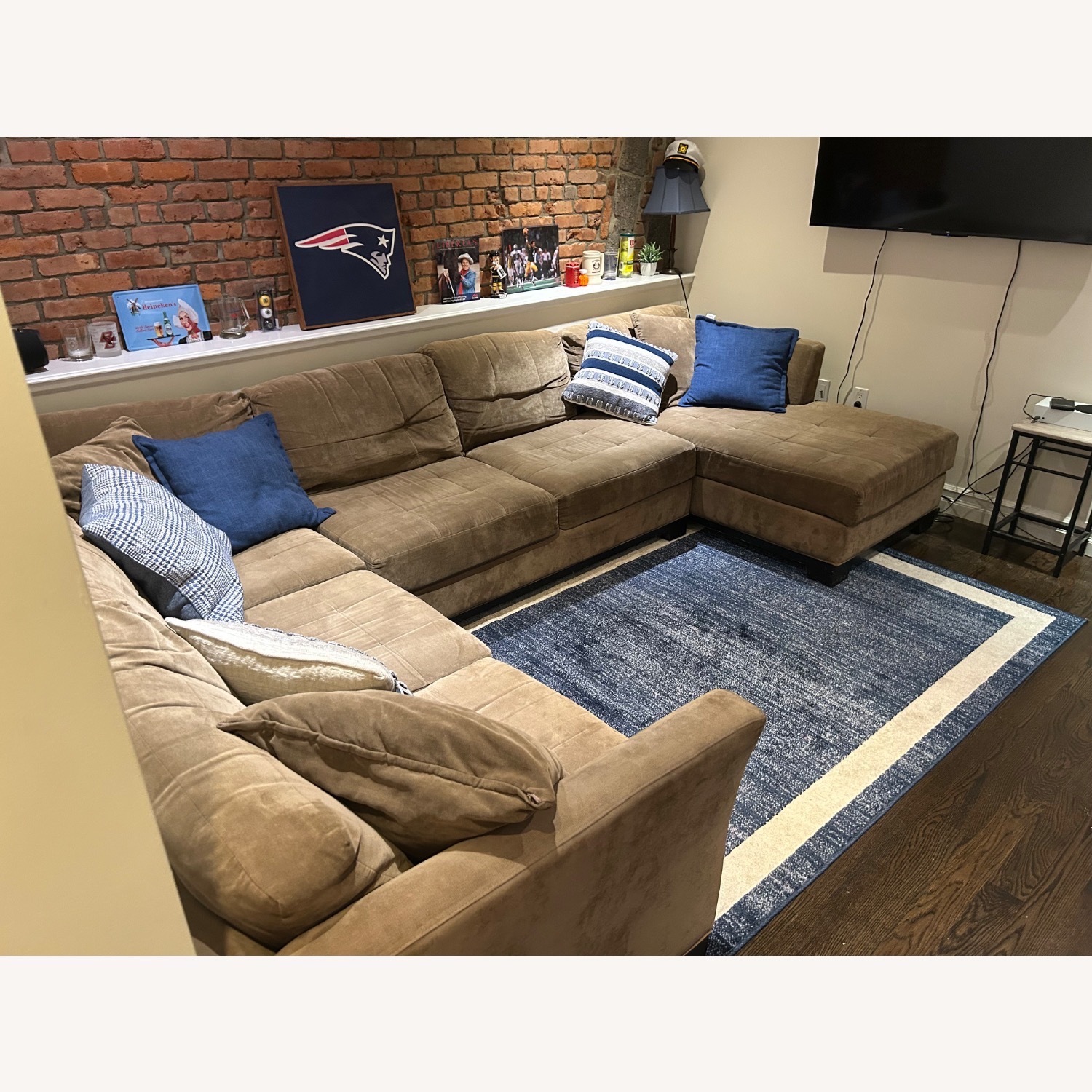 Macy’s Elliot Fabric 3-Piece Chaise Sectional  - image-2