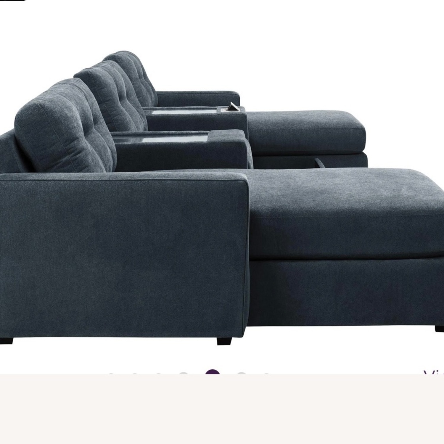 Raymour & Flanigan Modular One 4 Piece Couch - image-1