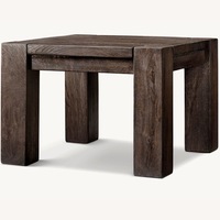 Restoration Hardware Reclaimed Oak Parsons Side Table