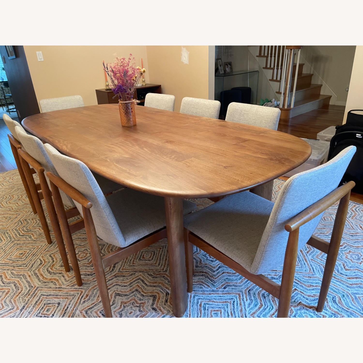 West Elm Anton Solid Wood Oval Dining Table - image-1