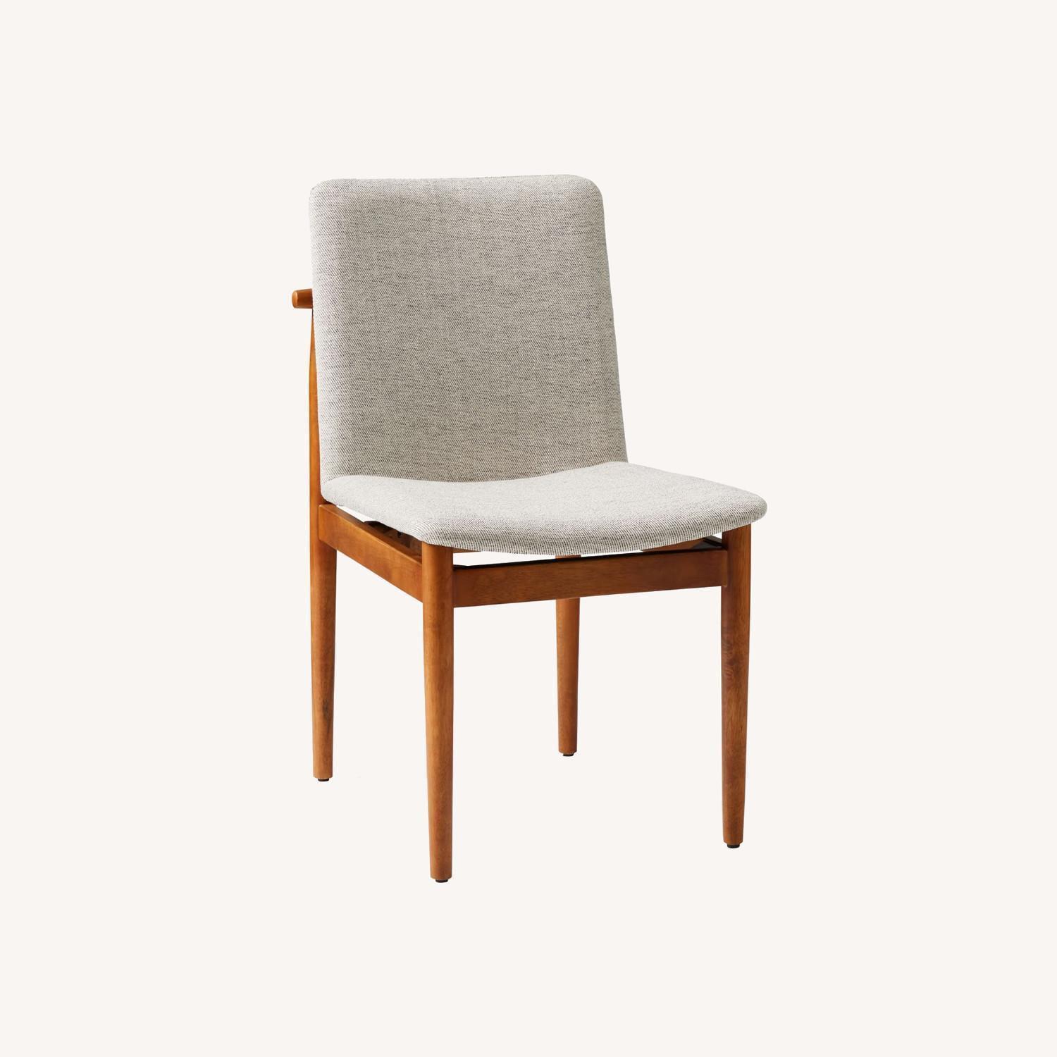 West Elm Framework Chairs in Dove - image-0